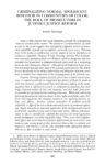 Criminalizing Normal Adolescent Behavior in Communities of Color: The Role of Prosecutors in Juvenile Justice Reform