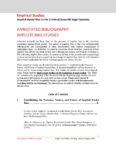 Implicit Racial Bias Studies Annotated Bibliography