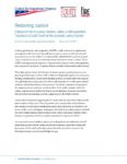 Restoring Justice: A Blueprint for Ensuring Fairness, Safety, and Supportive Treatment of LGBT Youth in the Juvenile Justice System