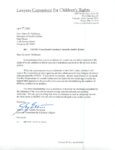 Lawyers Committee for Children's Rights Letter to Governor McMaster re COVID 19 and South Carolina's Juvenile Justice System