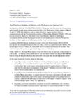 Washington Defender Association Letter to Washington State Supreme Court re Supplemental Info for Proposed Juvenile Court Order on COVID-19