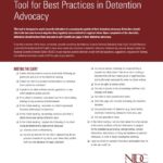 Juvenile Defender Self-Assessment Tool for Best Practices in Detention Advocacy