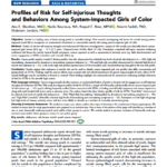 Profiles of Risk for Profiles of Risk for Self-injurious Thoughts and Behaviors Among System-Impacted Girls of Color