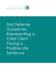 Trial Defense Guidelines: Representing a Child Client Facing a Possible Life Sentence